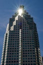 TD Canada Trust Tower with sunburst