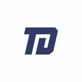 TD Logo Simple and Clean Design