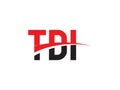 TDI Letter Initial Logo Design Vector Illustration Royalty Free Stock Photo