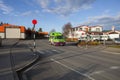 TE ANAU NEW ZEALAND - AUGUST 29 : jucy van popular camper vehicle for rent in new zealand passing street in te anau town