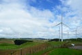 Te Apiti Wind Farm at New Zealand Royalty Free Stock Photo