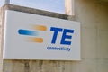 TE Connectivity company sign in Switzerland Royalty Free Stock Photo