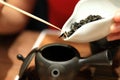 Tea art of China,make tea Royalty Free Stock Photo