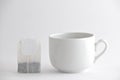 Tea bag and cup Royalty Free Stock Photo