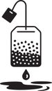 Tea Bag Vector Design Drip Brewed Teabag Hot Drink Steaming Cup Symbol Icon Beverage Royalty Free Stock Photo