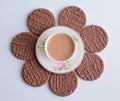 Tea and biscuits flower