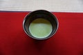 Tea in bowl, Kyoto, Japan Royalty Free Stock Photo