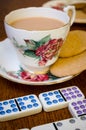 Tea Break - Domino Royalty Free Stock Photo