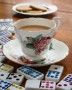 Tea Break - Domino Royalty Free Stock Photo