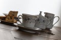 Tea & Cake Break on China On a Tilt Royalty Free Stock Photo