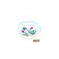 Tea ceremony illustration bowl cup hand drawn set