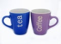 Tea and coffee mugs Royalty Free Stock Photo