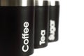 Tea coffee sugar canister C Royalty Free Stock Photo