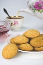 Tea and cookies Royalty Free Stock Photo