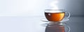 Tea Cup Banner Background Royalty Free Stock Photo
