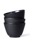 Tea cup of black cast iron Royalty Free Stock Photo