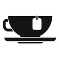 Tea cup icon simple vector. Waiting area