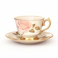 Isolated Tea Cup On White Background Royalty Free Stock Photo