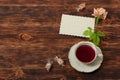 Tea Cup and Plate Of Fine Bone China Royalty Free Stock Photo