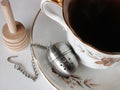 Tea cup and saucer Royalty Free Stock Photo