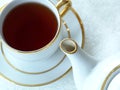 Tea Cup Saucer Pot Royalty Free Stock Photo