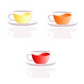 Tea cups icons