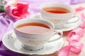 Tea in elegant cups