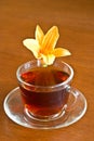 Tea and flower