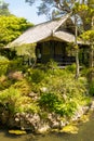 Tea House. Irish National Stud's Japanese Gardens. Kildare. Ireland Royalty Free Stock Photo