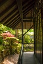 Tea House. Irish National Stud's Japanese Gardens. Kildare. Ireland Royalty Free Stock Photo