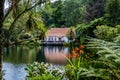 The Tea House on the Lake in the Pukekura park in New Plymouth in New Zealand