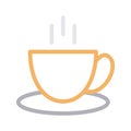Tea vector color line icon Royalty Free Stock Photo