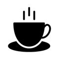 Tea vector glyph flat  icon Royalty Free Stock Photo