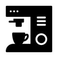 Tea vector glyph flat icon Royalty Free Stock Photo