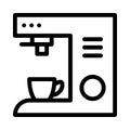 Tea vector thin line icon Royalty Free Stock Photo