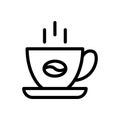 Tea vector thin line icon Royalty Free Stock Photo