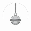 Tea Infuser Ball for Brewing Loose Leaf Tea Royalty Free Stock Photo