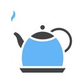 Tea Kettel Icon Image. Royalty Free Stock Photo