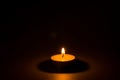 Tea light candle Royalty Free Stock Photo
