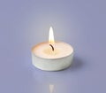 Tea light candle Royalty Free Stock Photo