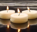 Tea lights Royalty Free Stock Photo