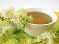 Tea with meadowsweet Royalty Free Stock Photo