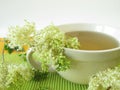 Tea with meadowsweet Royalty Free Stock Photo