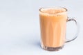 Tea with milk or popularly known as Teh Tarik in Malaysia Royalty Free Stock Photo
