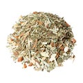 Tea mixture of herbs and spices on the basis of green Rooibos, blackberry leaf, peppermint, cinnamon and lemon peel.