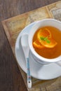 Tea with orange slices Royalty Free Stock Photo
