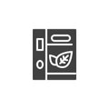 Tea packaging vector icon Royalty Free Stock Photo