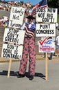 Tea Party Rally in Saint Louis Missouri Royalty Free Stock Photo