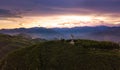 Tea plantation landscape. Royalty Free Stock Photo