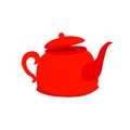 Tea pot illustartion vector isolated